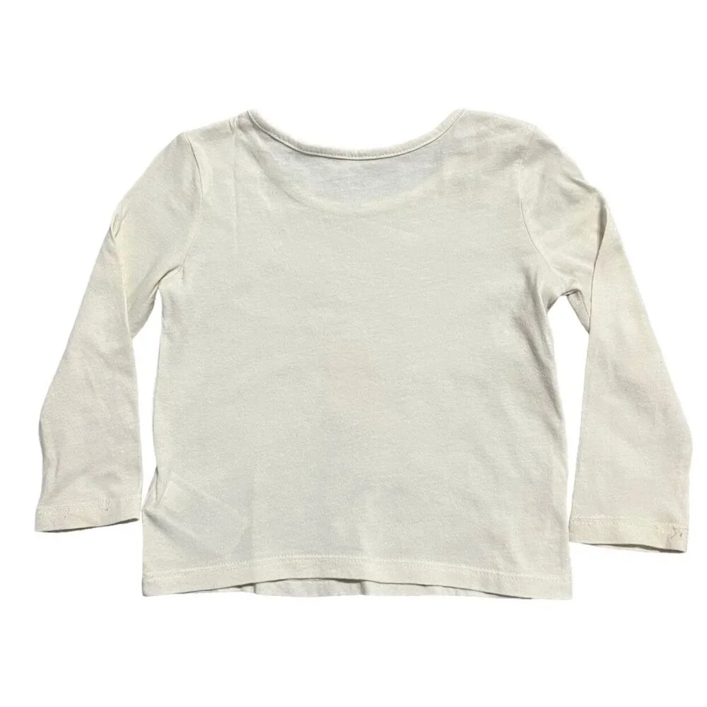 Baby Gap 18-24m Girl On Sled Shirt